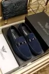 armani luxe footwear pour hommes yarn grinding leather